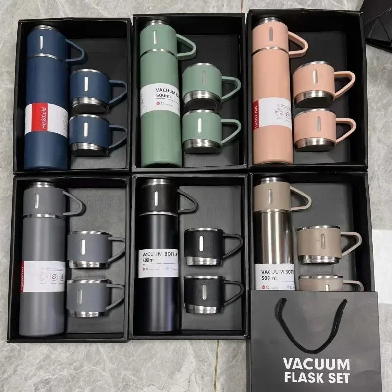 500ML Stainless Steel Vacuum Flask with Business Style