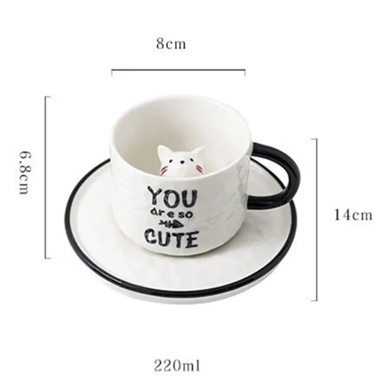 Cat Relief Ceramics Mug