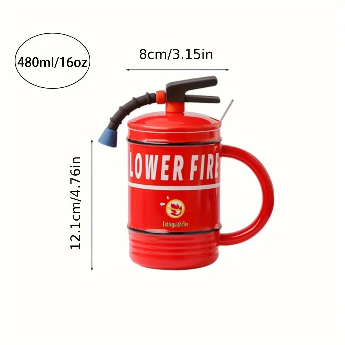 Fire Extinguisher Style  Mug